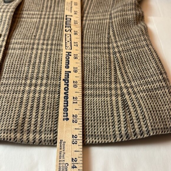 Vintage houndstooth 100% pure wool blazer - Picture 10 of 15